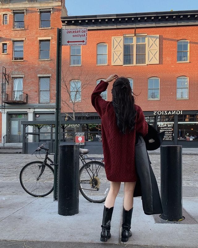 Korean website MADE - Suitable for Christmas and New Year! CABLE KNIT OPS