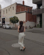 Korean website homemade simple slim-fit vest 