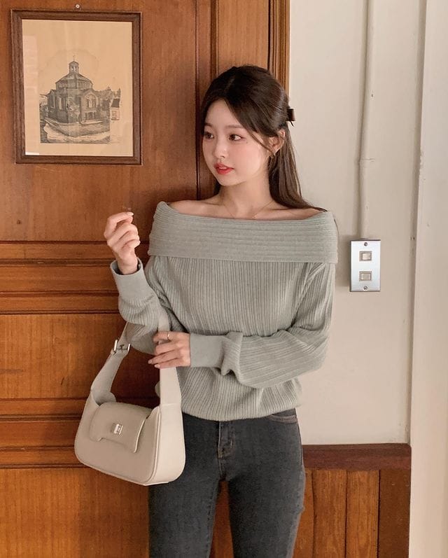 🥂Darling Off Shoulder Knit