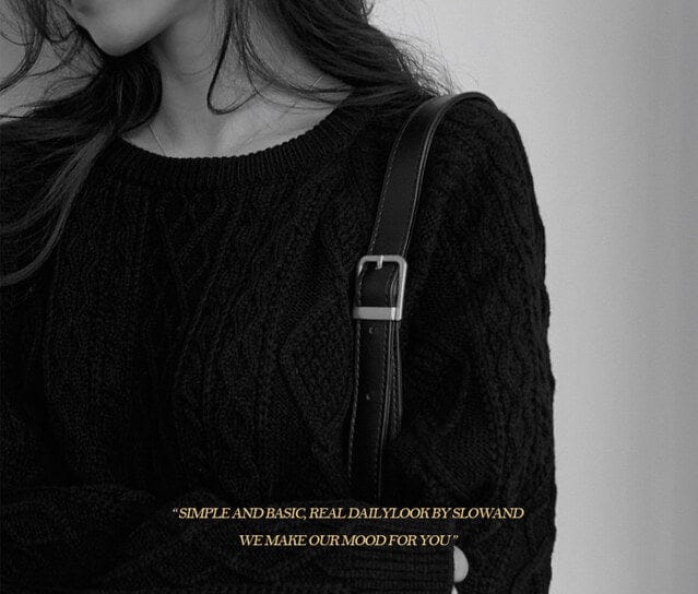 Korean website MADE - Suitable for Christmas and New Year! CABLE KNIT OPS