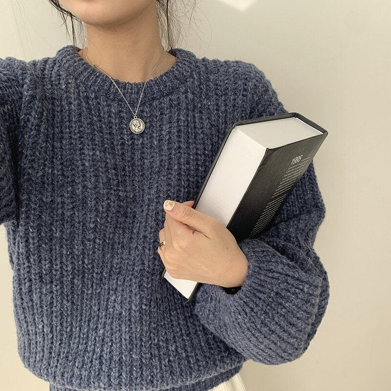 【🍷Christmas &amp; New Year PICK】Cream Puff Pastry Knit Top