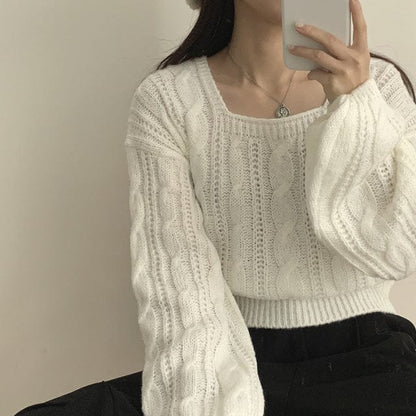 【🍷聖誕新年PICK】Cable Square Knit