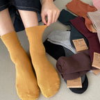 Korean pure cotton plain short socks