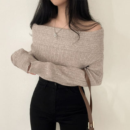 🥂Darling Off Shoulder Knit