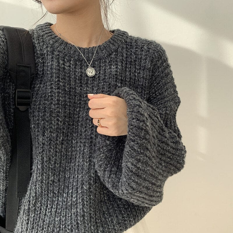 【🍷Christmas &amp; New Year PICK】Cream Puff Pastry Knit Top