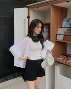 Korean website homemade simple slim-fit vest 
