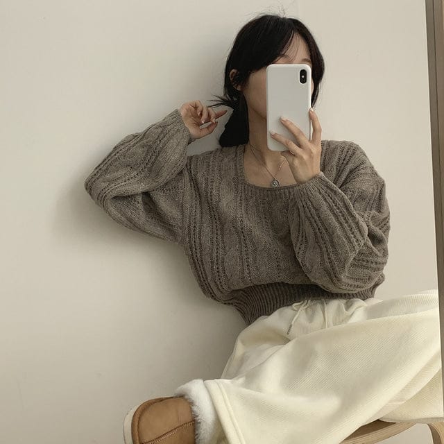 【🍷聖誕新年PICK】Cable Square Knit