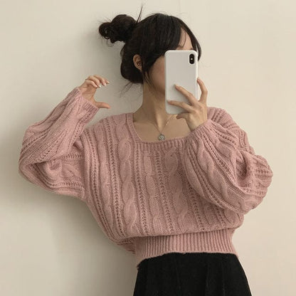 【🍷聖誕新年PICK】Cable Square Knit