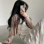 Ruffled camisole maxi dress