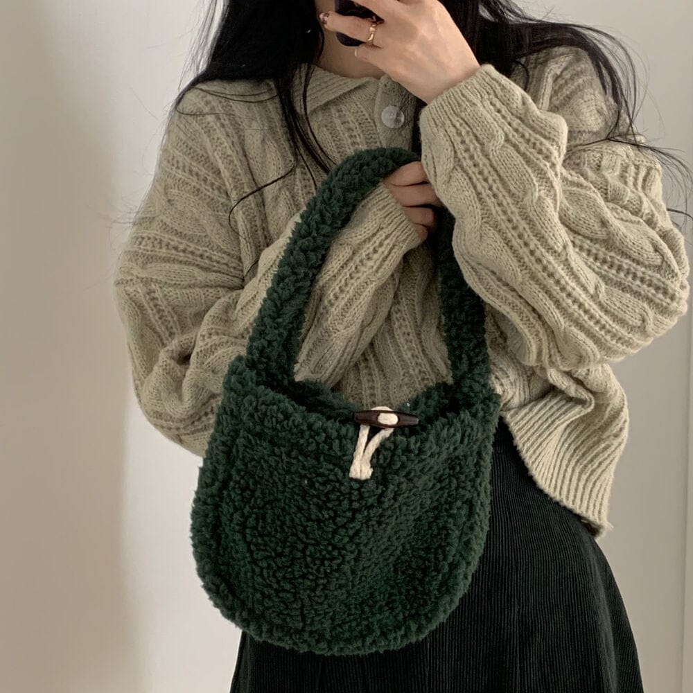 【🍷Christmas &amp; New Year PICK】Double-button collar cable knit top