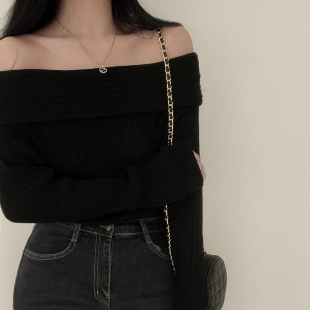 🥂Darling Off Shoulder Knit