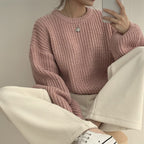 【🍷Christmas &amp; New Year PICK】Cream Puff Pastry Knit Top