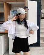 Korean website homemade simple slim-fit vest 