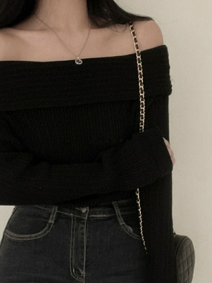 🥂Darling Off Shoulder Knit