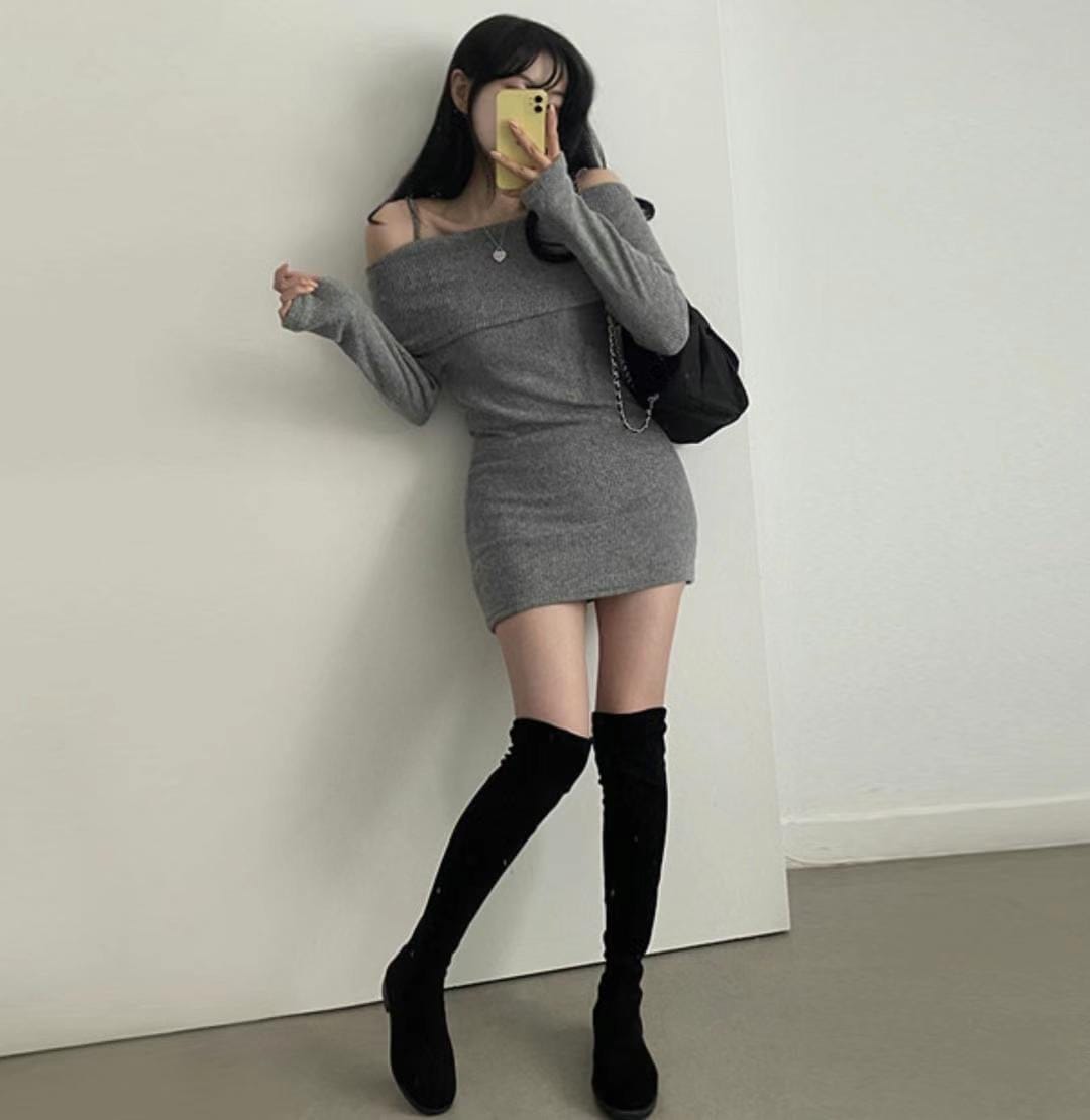 Date Knit Dress